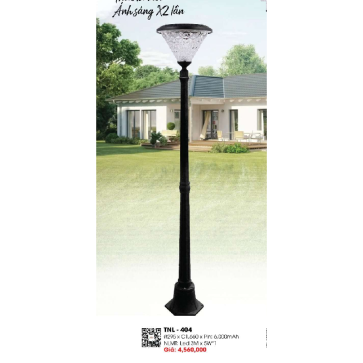 TNL - 404: Đèn trụ  sân vườn NLMT