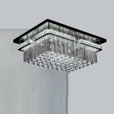 OTPL40402CN: Đèn áp trần chữ nhật LED Phale - KT: L9800mm x W700mm - Đèn LED  đổi 3 màu - Remote