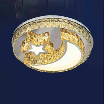 BM 406 LED: Đèn áp trần LED - KT: Ø500mm x H150mm - Đèn LED đổi 3 màu - Remote