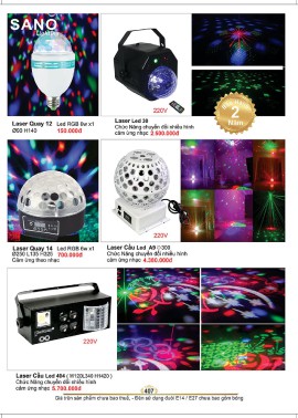 CATALOGUE ĐÈN SANO 2026-2027 ( Chiếc khấu từ 55%-58%)