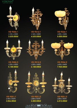CATALOGUE ĐÈN VERONA 2026 ( CK từ 50%-60%)