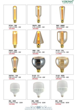 CATALOGUE ĐÈN VERONA 2026 ( CK từ 50%-60%)