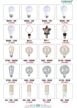 CATALOGUE ĐÈN VERONA 2026 ( CK từ 50%-60%)