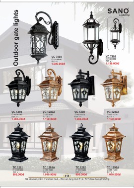 CATALOGUE ĐÈN SANO 2026-2027 ( Chiếc khấu từ 55%-58%)