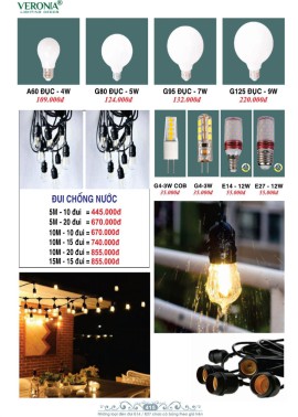CATALOGUE ĐÈN VERONA 2026 ( CK từ 50%-60%)