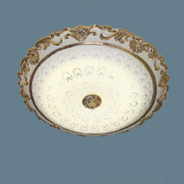 SN - OT 4161C: Đèn ốp trần chao thủy tinh - KT: Ø500mm - Đèn LED 24W ánh sáng đổi 3 màu