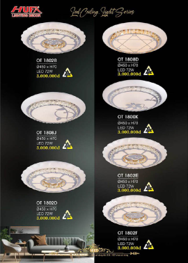 CATALOGUE ĐÈN HUFA ( CK TỪ 55%-65%)
