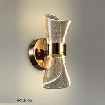 AC 42 - 136: Đèn gắn tường LED - KT: 120mm x H230mm - Đèn LED 10W ánh sáng đổi 3 màu