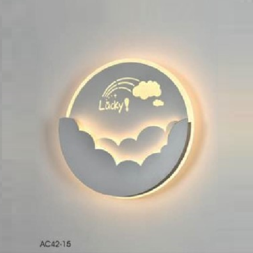 AC 42-15: Đèn gắn tường LED - KT: Ø240mm - Đèn LED 32W đổi 3 màu