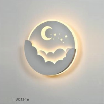 AC 42-16: Đèn gắn tường LED - KT: Ø240mm - Đèn LED 32W đổi 3 màu