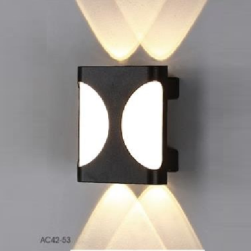 AC 42-53: Đèn gắn tường LED - KT: L110mm x H130mm - Đèn LED 7W đổi 3 màu