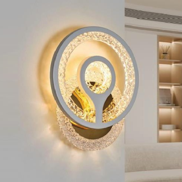 AC 42 - 87: Đèn gắn tường LED - KT: 190mm x H250mm - Đèn LED 24W ánh sáng đổi 3 màu