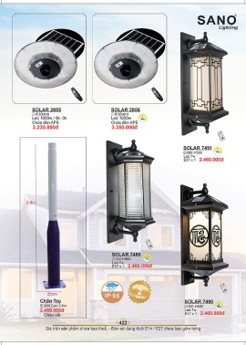 CATALOGUE ĐÈN SANO 2026-2027 ( Chiếc khấu từ 55%-58%)