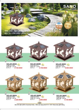 CATALOGUE ĐÈN SANO 2026-2027 ( Chiếc khấu từ 55%-58%)