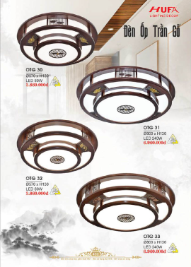 CATALOGUE ĐÈN HUFA ( CK TỪ 55%-65%)