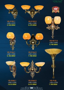 CATALOGUE ĐÈN VERONA 2026 ( CK từ 50%-60%)