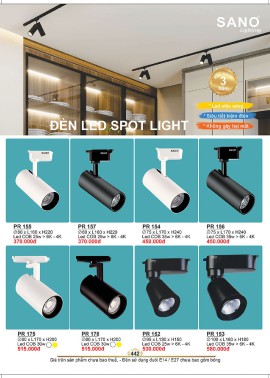 CATALOGUE ĐÈN SANO 2026-2027 ( Chiếc khấu từ 55%-58%)