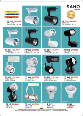 CATALOGUE ĐÈN SANO 2026-2027 ( Chiếc khấu từ 55%-58%)