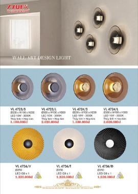 CATALOGUE ĐÈN HUFA ( CK TỪ 55%-65%)