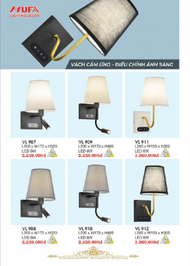 CATALOGUE ĐÈN HUFA ( CK TỪ 55%-65%)