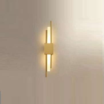 LH - GT - 482: Đèn gắn tường chao ống thủy tinh sáng 2 đầu - KT: W80mm x H500mm - Đèn LED