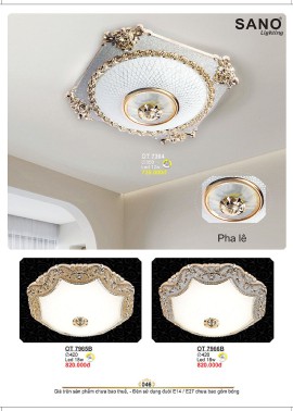 CATALOGUE ĐÈN SANO 2026-2027 ( Chiếc khấu từ 55%-58%)
