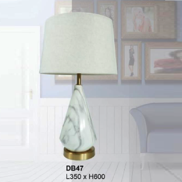 35 - DB47: Đèn đặt tủ đầu giường/ đặt bàn - KT: L350mm x H600mm - Bóng đèn E27 x 1 bóng