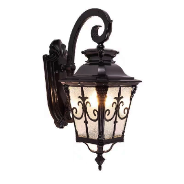 TD - 47: Đèn gắn tường ngoài trời - KT: Ø260mm x H420mm - Bóng đèn E27 x 1