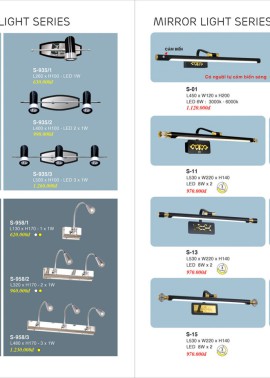 CATALOGUE ĐÈN TRANG TRÍ EUROTO 2025 ( CK từ 55%-60%)