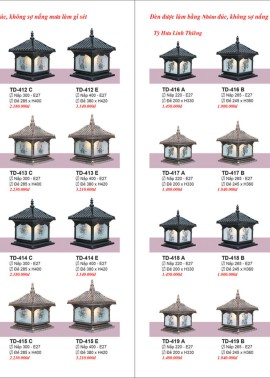CATALOGUE ĐÈN TRANG TRÍ EUROTO 2025 ( CK từ 55%-60%)