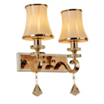 EU - V - 501 - Đèn áp tường đôi - KT: L280mm x W190mm x H330mm - Đèn chân E27 x 2 bóng