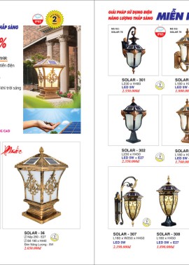 CATALOGUE ĐÈN TRANG TRÍ EUROTO 2025 ( CK từ 55%-60%)