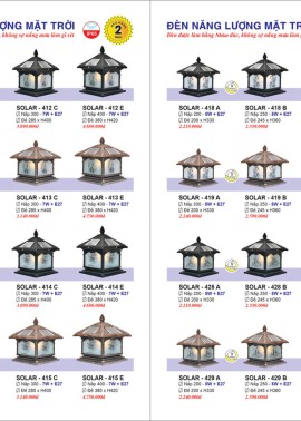 CATALOGUE ĐÈN TRANG TRÍ EUROTO 2025 ( CK từ 55%-60%)