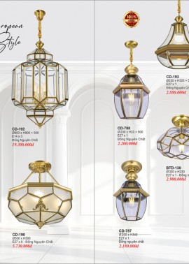 CATALOGUE ĐÈN TRANG TRÍ EUROTO 2025 ( CK từ 55%-60%)