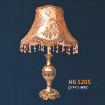 NG 52050: Đèn đầu giường chao vải - KT: Ø350mm x H550 - Bóng đèn E27 x 1 bóng