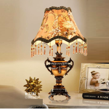 SN - B 5293: Đèn đặt tủ đầu giường/đèn bàn - KT: Ø360mm x H560mm -  Bóng đèn E27 x 1 bóng