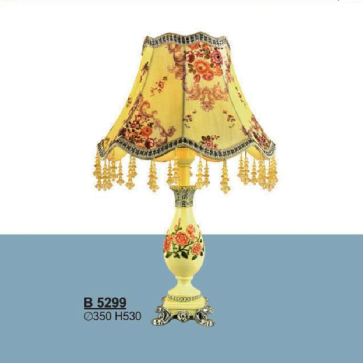 SN - B 5299: Đèn đặt tủ đầu giường/đèn bàn - KT: Ø350mm x H530mm -  Bóng đèn E27 x 1 bóng