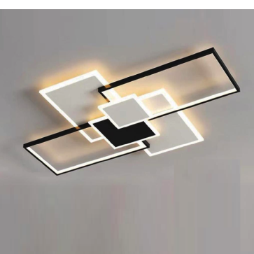 35 - OTD55T1100: Đèn áp trần LED Mica - KT: L1100mm x W700mm - Đèn LED 145W đổi 3 màu