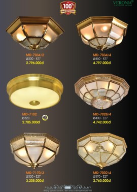 CATALOGUE ĐÈN VERONA 2026 ( CK từ 50%-60%)
