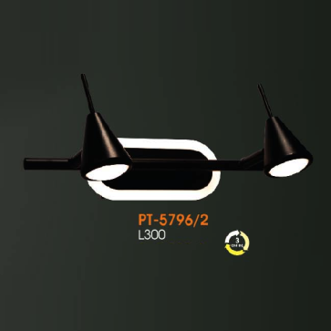 VE - PT - 5796/2: Đèn rọi tranh/gương đôi - KT: L300mm - Đèn LED đổi 3 màu