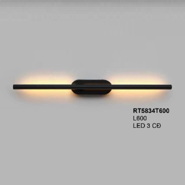 355 - RT5834T600: Đèn rọi tranh/rọi gương - KT: L600mm - Đèn LED ánh sáng đổi 3 màu