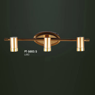 VE - PT - 5882/3: Đèn rọi tranh/gương 3 bóng - KT: L480mm - Đèn LED ánh sáng vàng
