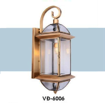 HF - VĐ - 6006: Đèn đồng gắn tường ngoài trời  - KT: L150 mm x H500mm - Bóng đèn E27 x 1