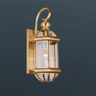 HF - VĐ - 6007S: Đèn đồng gắn tường ngoài trời  - KT: L120 mm x W160mm x H450mm - Bóng đèn E27 x 1