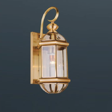 HF - VĐ - 6008S: Đèn đồng gắn tường ngoài trời  - KT: L170 mm x W190mm x H500mm - Bóng đèn E27 x 1