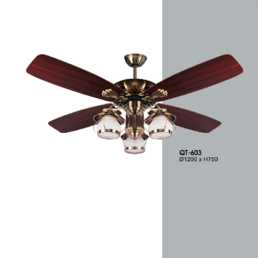 QT - 603: Quạt trần đèn 5 cánh thẳng