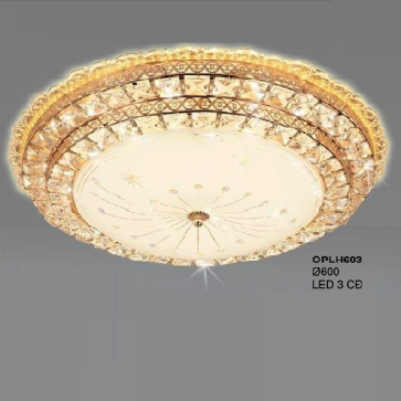 355 - OPLH603:   Đèn áp trần LED - KT: Ø600mm - Đèn LED đổi 3 màu