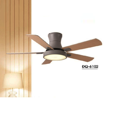ĐQ - 6102: Quạt trần đèn 5 cánh gỗ