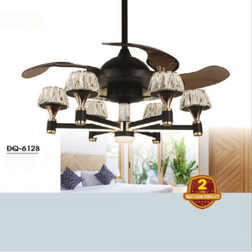 ĐQ - 6128: Quạt trần đèn cánh xếp