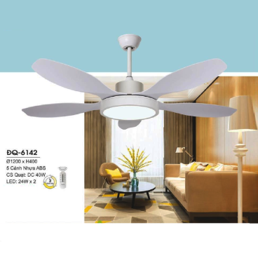 ĐQ-6142: Quạt trần đèn LED
